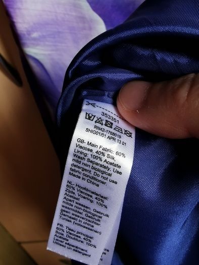 Monsoon silk blend dress UK 14