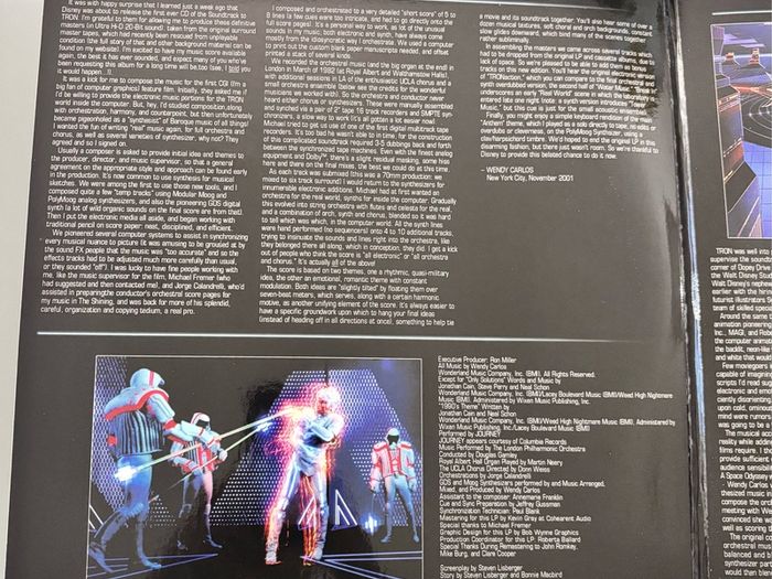 Tron. Special numbered edition Two Blue Vinyl albums