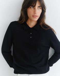 Massimo Dutti Long-Sleeve Polo neck knitwear