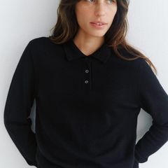 Massimo Dutti Long-Sleeve Polo neck knitwear
