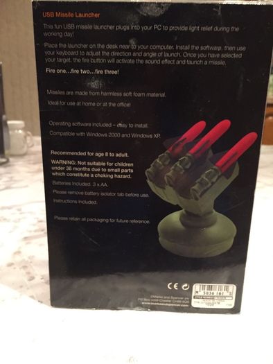 USB missile launcher