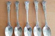Vintage egg/espresso spoons (5)