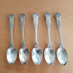 Vintage egg/espresso spoons (5)