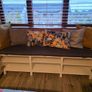Window Storage Bench / Alcove Bench / TV Unit - With removable cushion - Excellent Condition Image 2