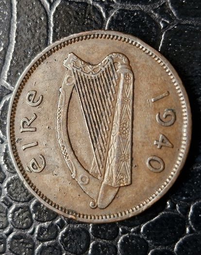 Ireland 1940 key date 1/2 d Half Penny coin