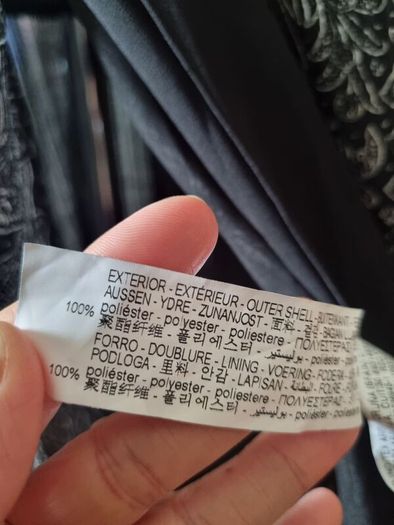 Zara silver/grey maxi