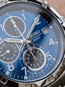 Watch Seiko Chronograph.