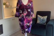 Ladies Purple and Pink Midi Dress by Nissa