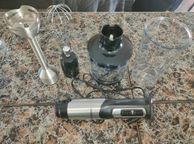 main image for ad BRAND NEW 1000W. Speed adjustable. Powerful. Blades INOX. Measuring Cup, emulsifier, picator