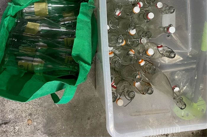 Home Brewing Demijohns and Bottles