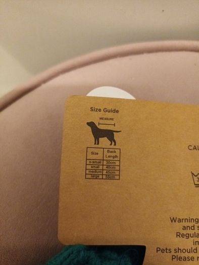 Medium dog jumper