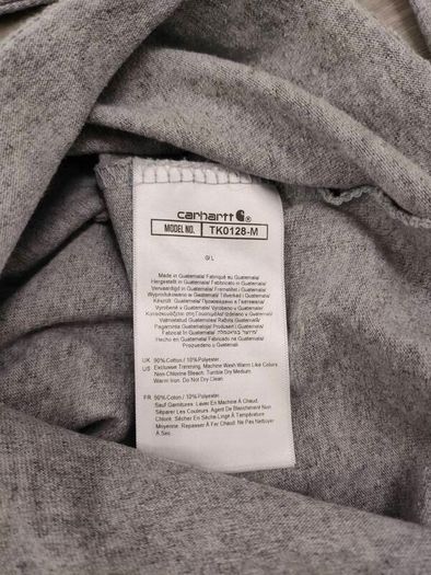 Carhartt Half Button Workwear Long Sleeve Shirt Mens L/XL