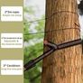 NEW SALE | Travel Bug Net Camping Hammock | 300kg Load Capacity,| 2 x Premium Carabiners,4 x Nylon Slings Included | For Outdoor Indoor Garden Image 7