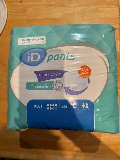 iD Adult Pullup Pants. Plus. 14 Pack 100-145 cm. Uniex. Size. Large