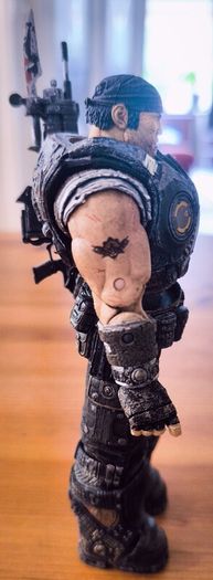 NECA Gears of War 3 Marcus Fenix Figure (2011) Mint Condition  Collection Only