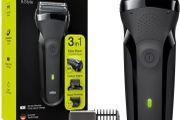 Braun Series 3 Style &amp; Shave Electric Shaver, For Men with Precision Beard Trimmer and 5 Combs, Gifts For Men, UK 2 Pin Plug, 300BT, Black Razor (FREE POSTAGE)