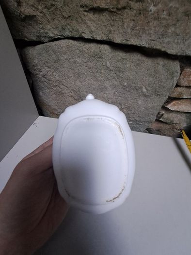 Small white gravy jug
