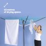 NEW SALE | Rotary Washing Line | 45m Rotating Heavy Duty Clothes Airer Outdoor Image 4