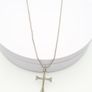 Vintage Sterling Silver Jerusalem Cross Necklace Image 5