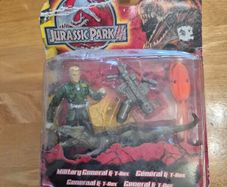 Jurassic Park 3  - Military General + t-rex