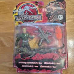 Jurassic Park 3  - Military General + t-rex