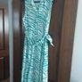 ladies buttoned belted dress Image 4