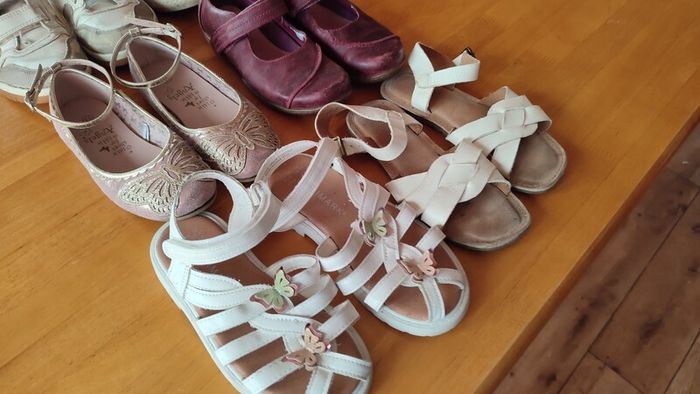 Kids Girls Shoes Bundle EU 32 UK 13 7 Years Converse, Clarks, Next, Primark