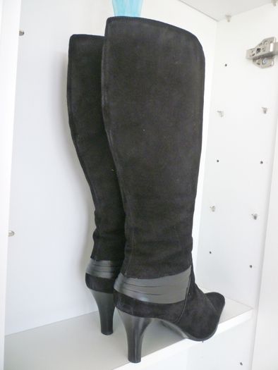 VAN DAL Black Boots Suede Leather Knee High Boots. Uk 6 Eu 39. Immaculate