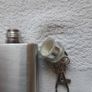 Mini 2oz Hip Flask Wine Bottle Stainless Steel Liquor with Screw Cap Keychain Image 4