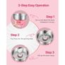 Electric Cotton Candy Machine, 1000W Commercial Candy Floss Maker with 52cm Stainless Steel Bowl, Sugar Scoop, and Drawer, Easy Home Use, Perfect for Kids Birthday, Family Party, Pink Image 5