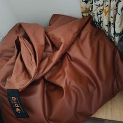 bean bags leather x 2 will sell separately