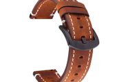 Calf leather watch band, strap 20mm