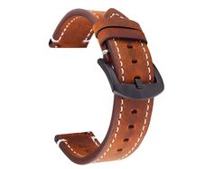 Calf leather watch band, strap 20mm