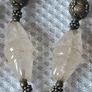 Vintage sterling silver pink quartz necklace Image 7