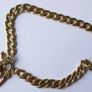 Juicy Couture Logo Heart J Charms Gold Tone Chain Link Toggle Clasp Necklace 17inch. Image 10