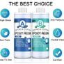 Epoxy Resin and Hardener Kit 300ml/325g - 2 Part Crystal Clear Resin Coating for Wood, Bar, Table, Jewelry Making, Craft Decoration, Bonus Resin Glitter, Gloves, Measuring Cup and Wooden Sticks (FREE POSTAGE) Image 2