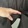 Unsigned genuine dark brown suede and leather jeans style trousers Sz 8UK - W28 L32 - Rrp 350 (New) Image 7