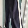 M&S black trousers with white side stripe and pockets Sz 10 (Short) - Bnwot - Rrp 34 (New) Image 2