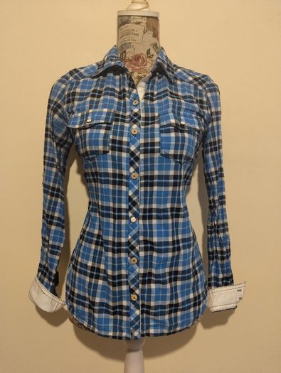 Zara Blue Check Shirt