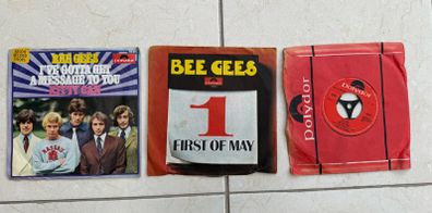 The Bee Gees 3 x singles - in working order