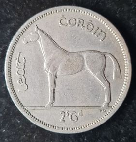 Ireland 1963 Half Crown coin