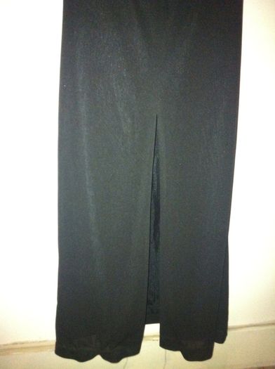 Absolutely Stunning Black Sequin Backless Maxi Dress by Morgan and Co. size 8-10