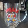Vintage 1980's Disneyland Paris Donald Duck Beer Pint Glass Image 2