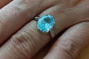 Sterling Silver Ring - Size M - Stamped for Silver (S70)