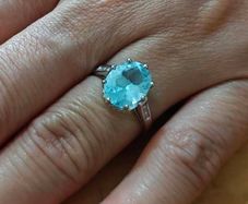 Sterling Silver Ring - Size M - Stamped for Silver (S70)