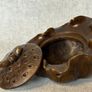 Vintage Chinese Cast Bronze Lotus Pod Incense Burner Image 6