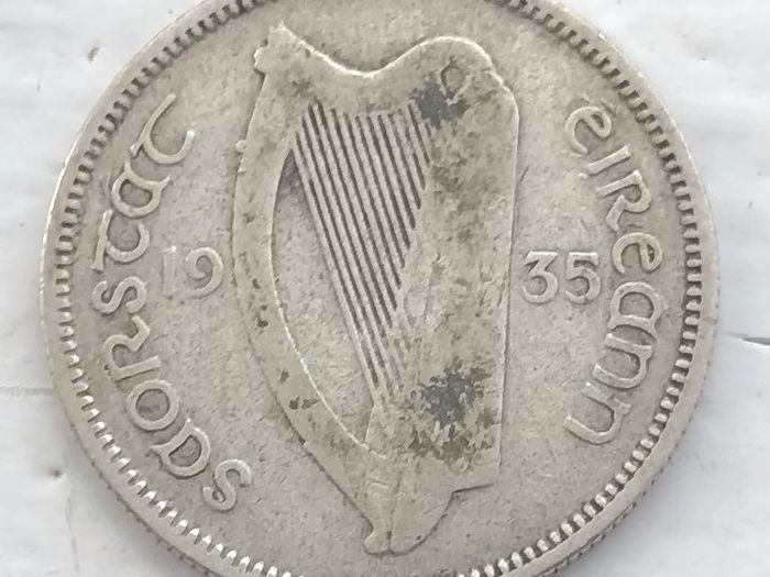 Irish silver one shilling