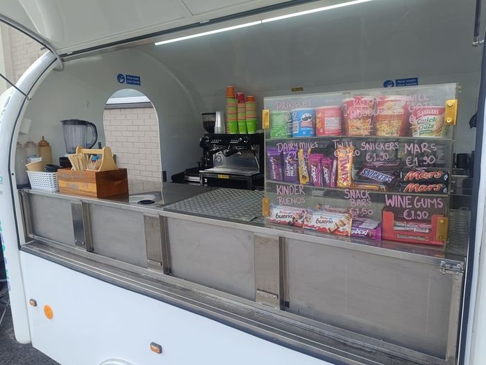 Coffee trailer ready to go business