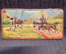 Vintage Tin Paint Box / 1970s