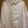 Ladies pink and white striped shirt Image 2